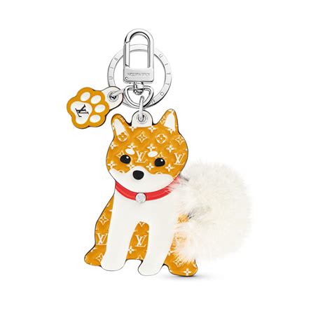 louis vuitton shiba keychain|louis vuitton luggage charm.